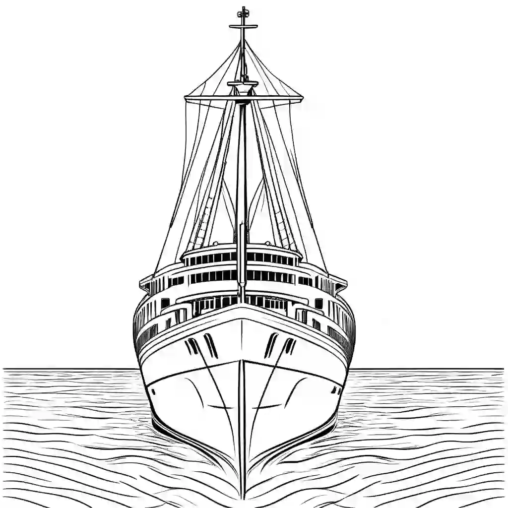 MS Europa 2 coloring pages
